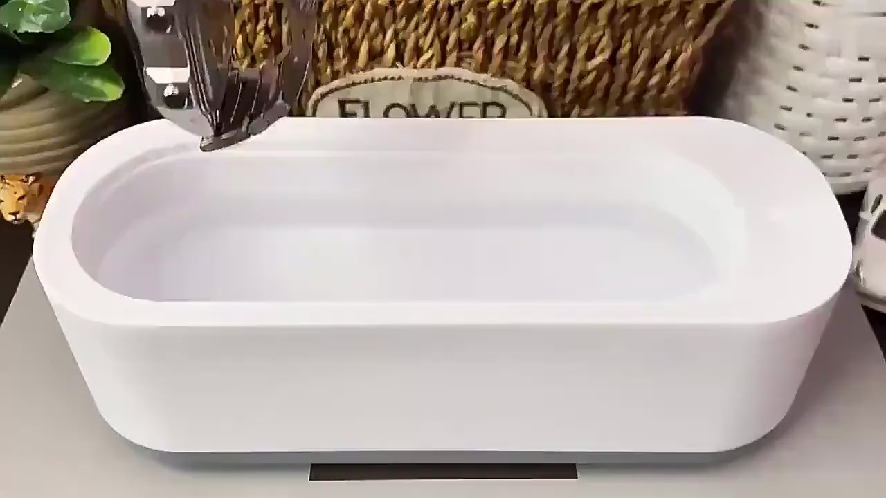 Limpador Ultrassônico de Óculos, Joias, Pincel de Maquiagem - Alta Frequência - Pequeno Portátil Multiuso