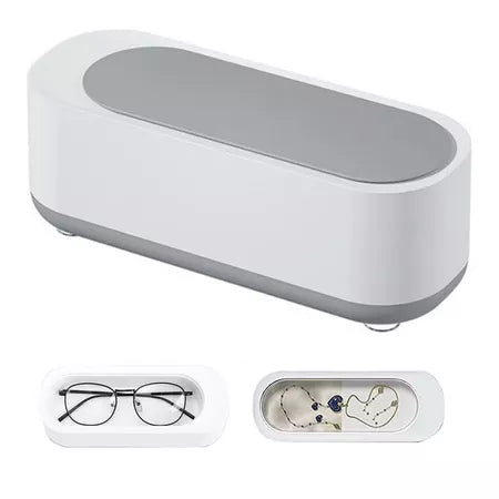 Limpador Ultrassônico de Óculos, Joias, Pincel de Maquiagem - Alta Frequência - Pequeno Portátil Multiuso